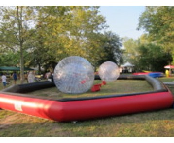 Zorb ball (x 2) + circuit + animateur